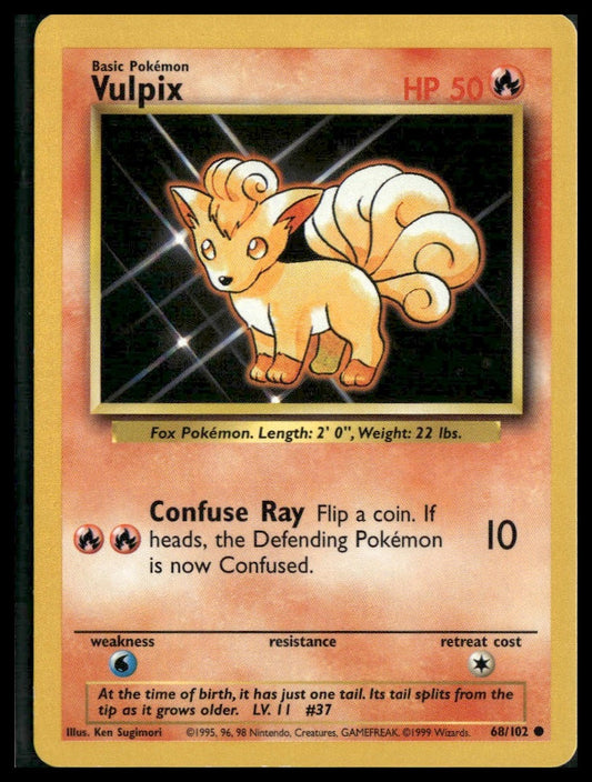 Vulpix #068/102 Base Set LP