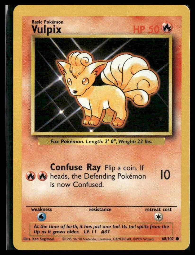 Vulpix #068/102 Base Set LP