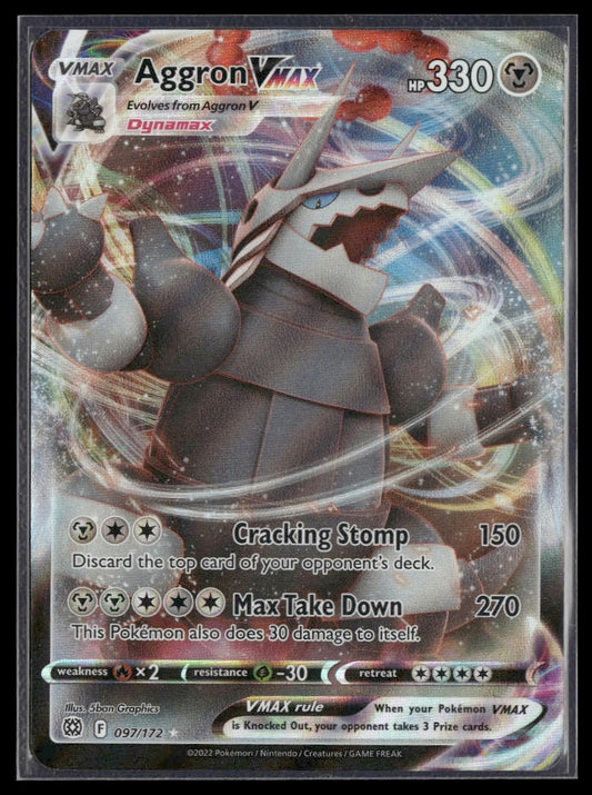 Aggron VMAX #097/172 Brilliant Stars NM