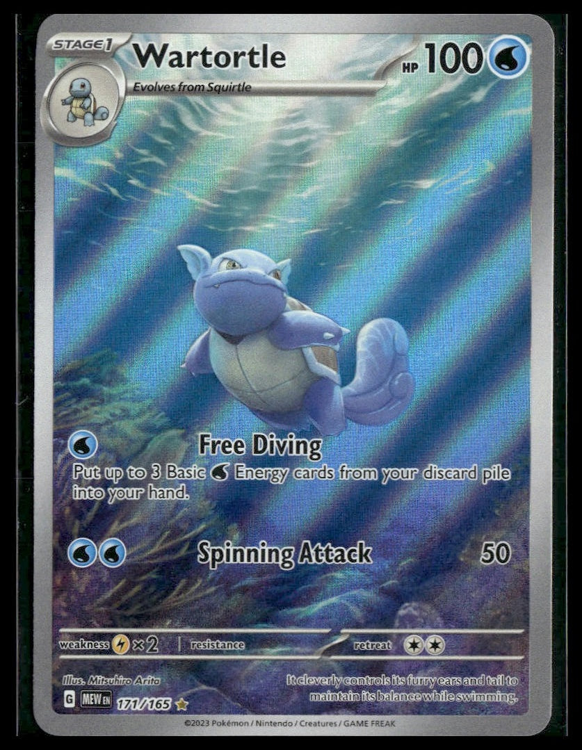 Wartortle #171/165 Scarlet & Violet 151 VLP