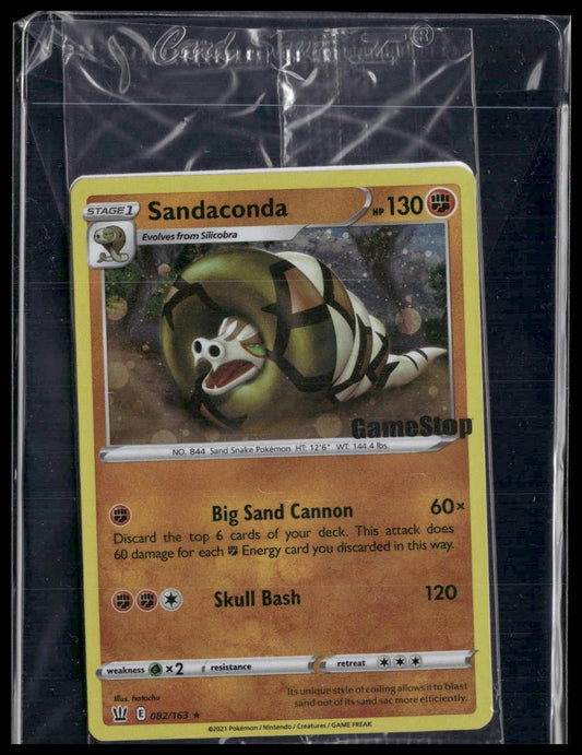 Sandaconda #082/163 SEALED GameStop STAMP Battle Styles Promo NM