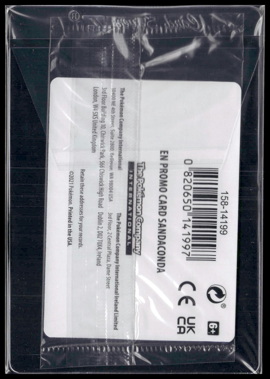 Sandaconda #082/163 SEALED GameStop STAMP Battle Styles Promo NM