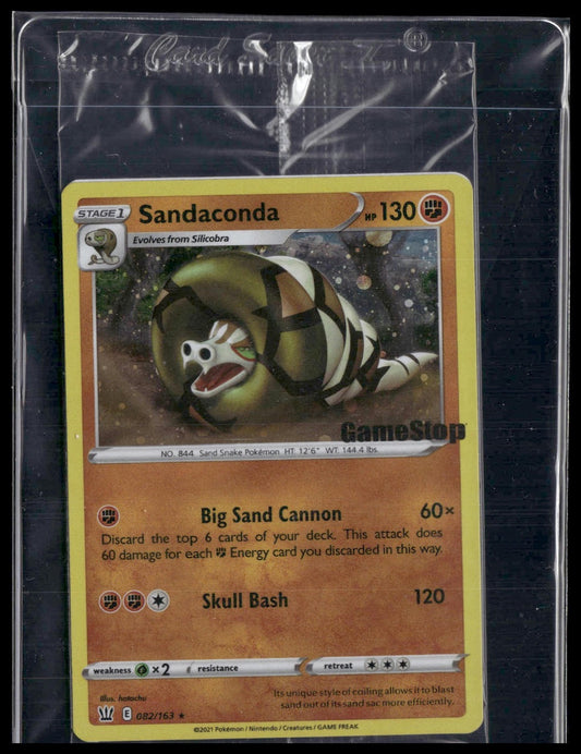 Sandaconda #082/163 SEALED GameStop STAMP Battle Styles Promo NM