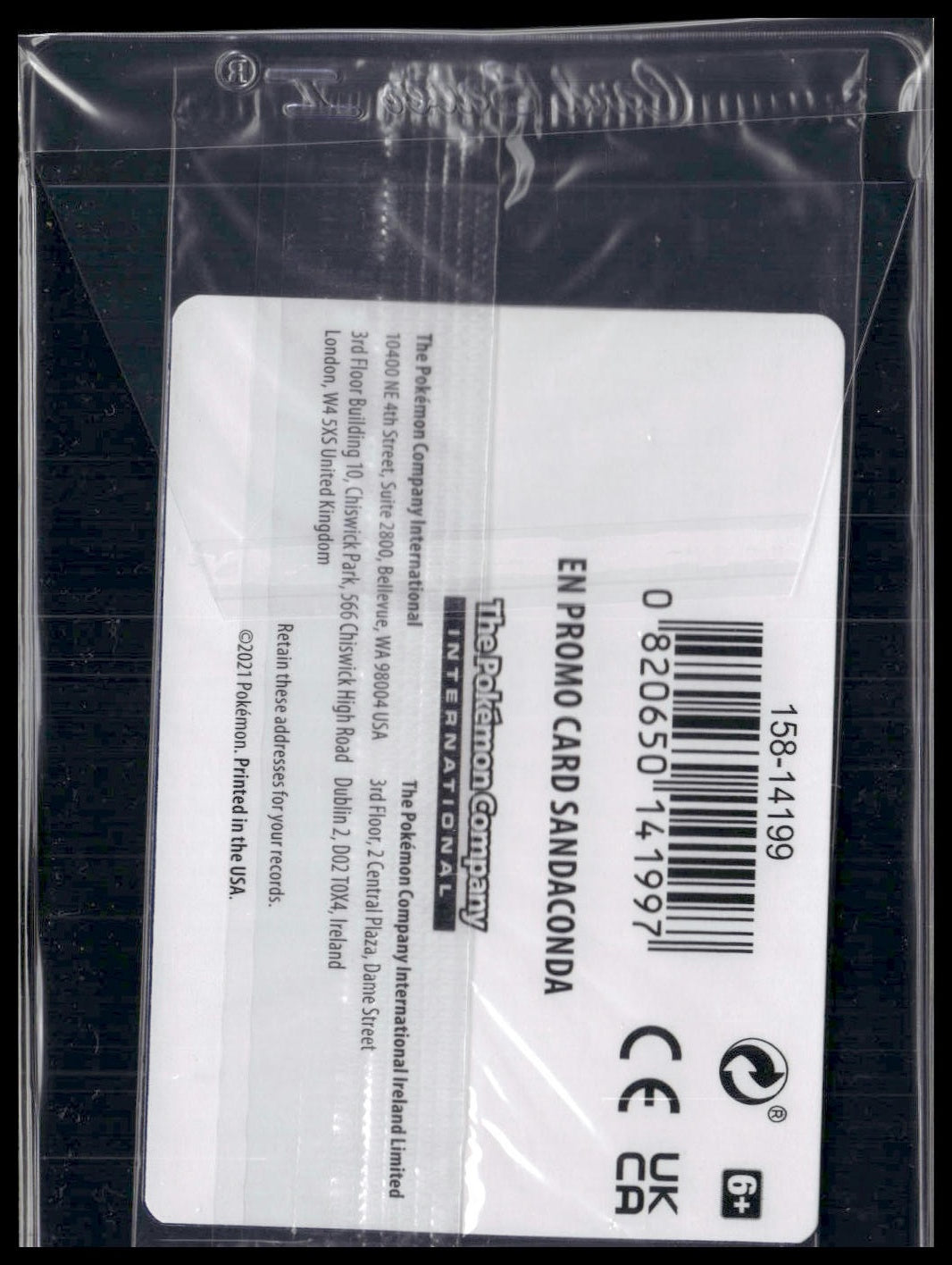 Sandaconda #082/163 SEALED GameStop STAMP Battle Styles Promo NM