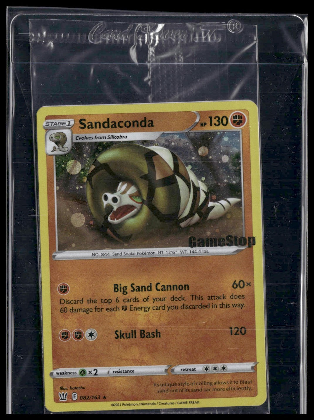 Sandaconda #082/163 SEALED GameStop STAMP Battle Styles Promo NM