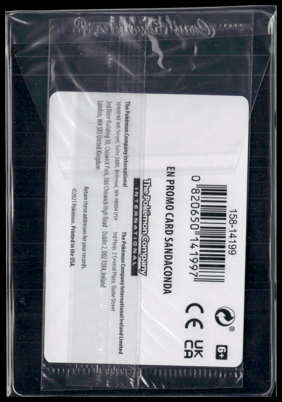 Sandaconda #082/163 SEALED GameStop STAMP Battle Styles Promo NM