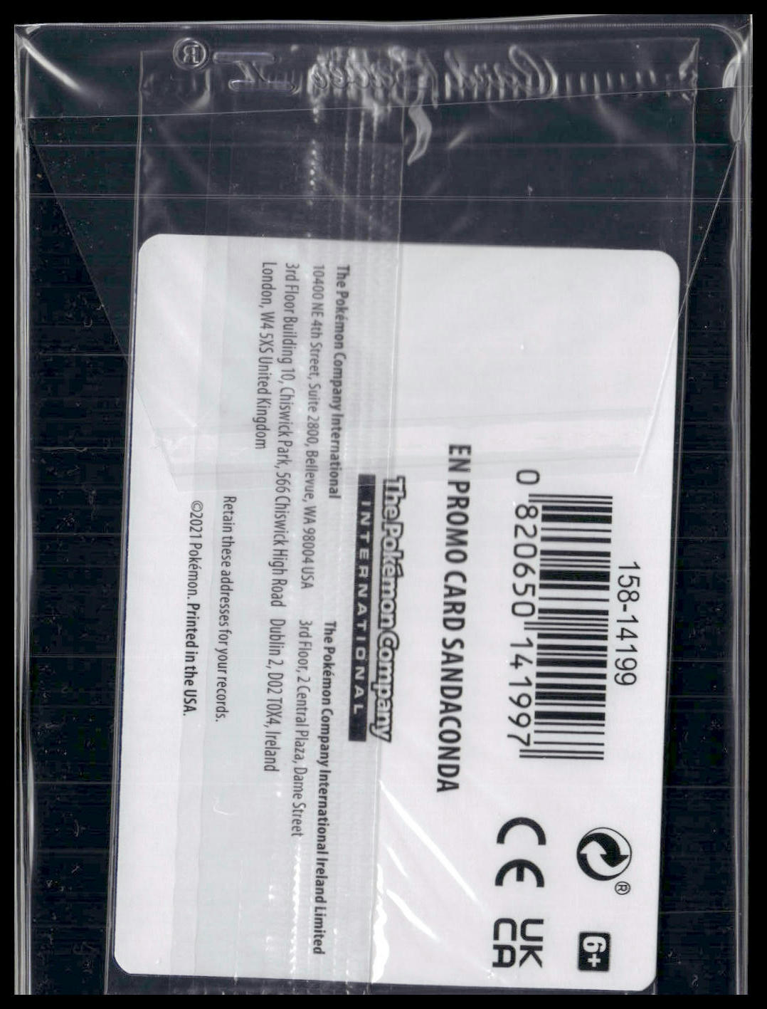 Sandaconda #082/163 SEALED GameStop STAMP Battle Styles Promo NM