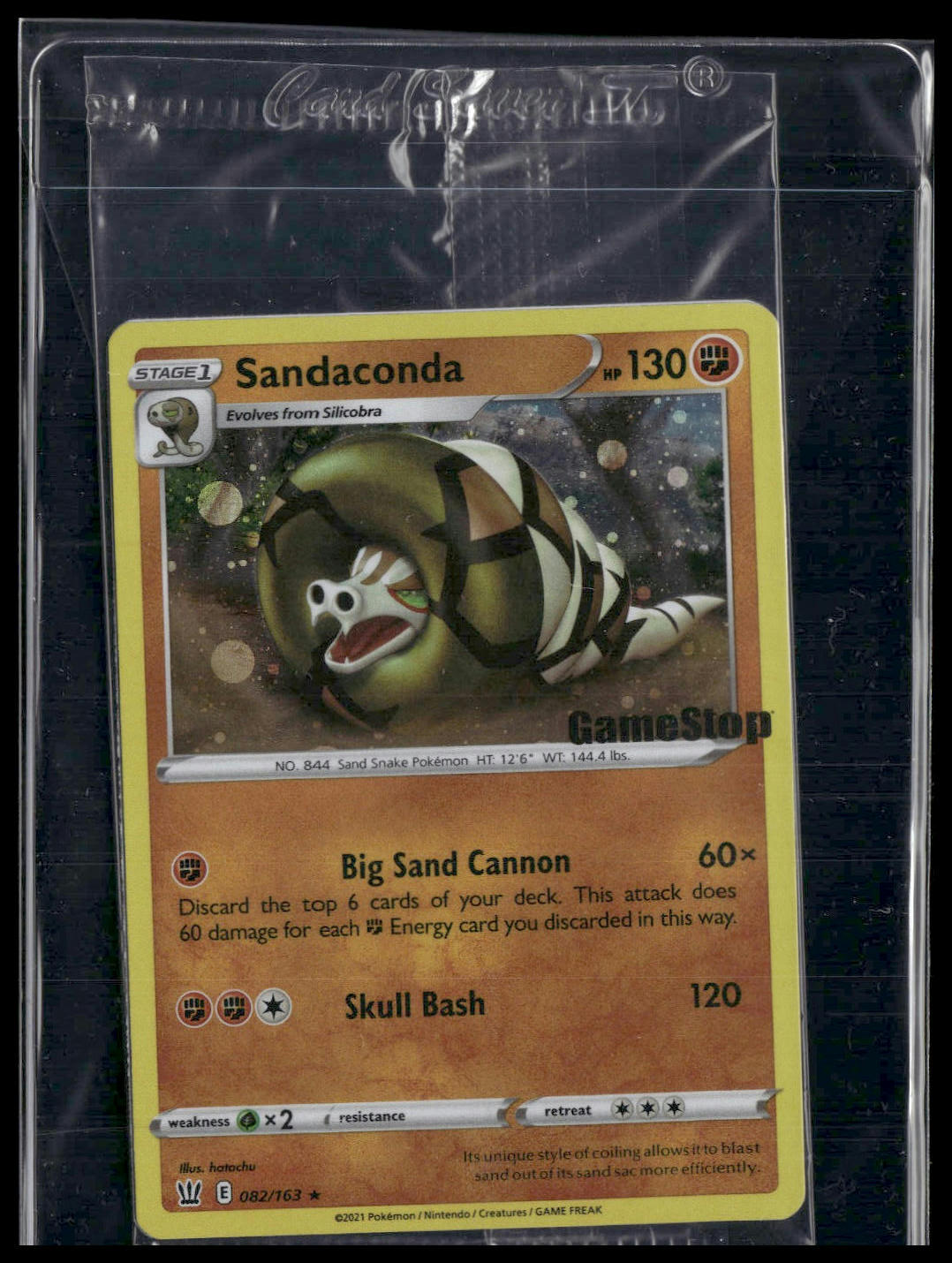 Sandaconda #082/163 SEALED GameStop STAMP Battle Styles Promo NM