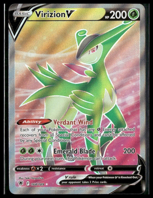 Virizion V (Full Art) #164/189 Astral Radiance NM