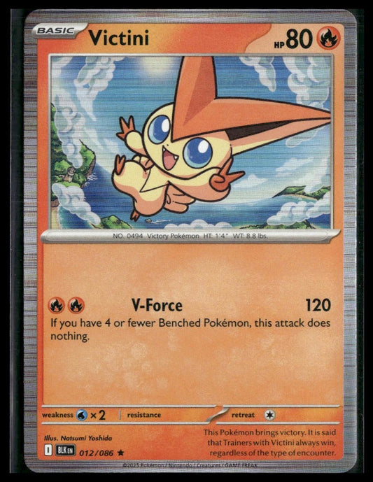 Victini #012/086 Black Bolt NM