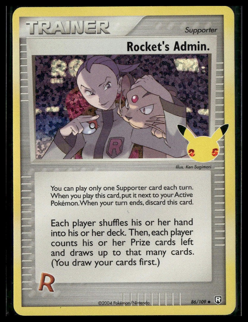 Rocket's Admin. #86/109 Celebrations: Classic Collection NM
