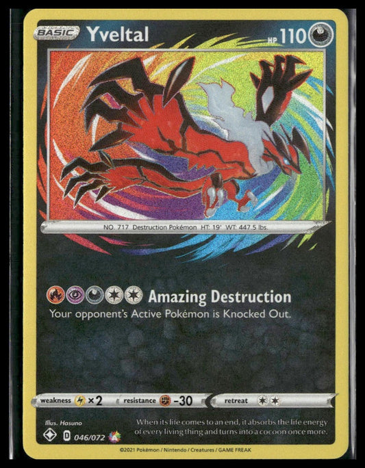 Yveltal #046/072 Shining Fates NM