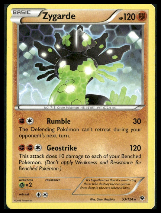 Zygarde #53/124 XY - Fates Collide LP
