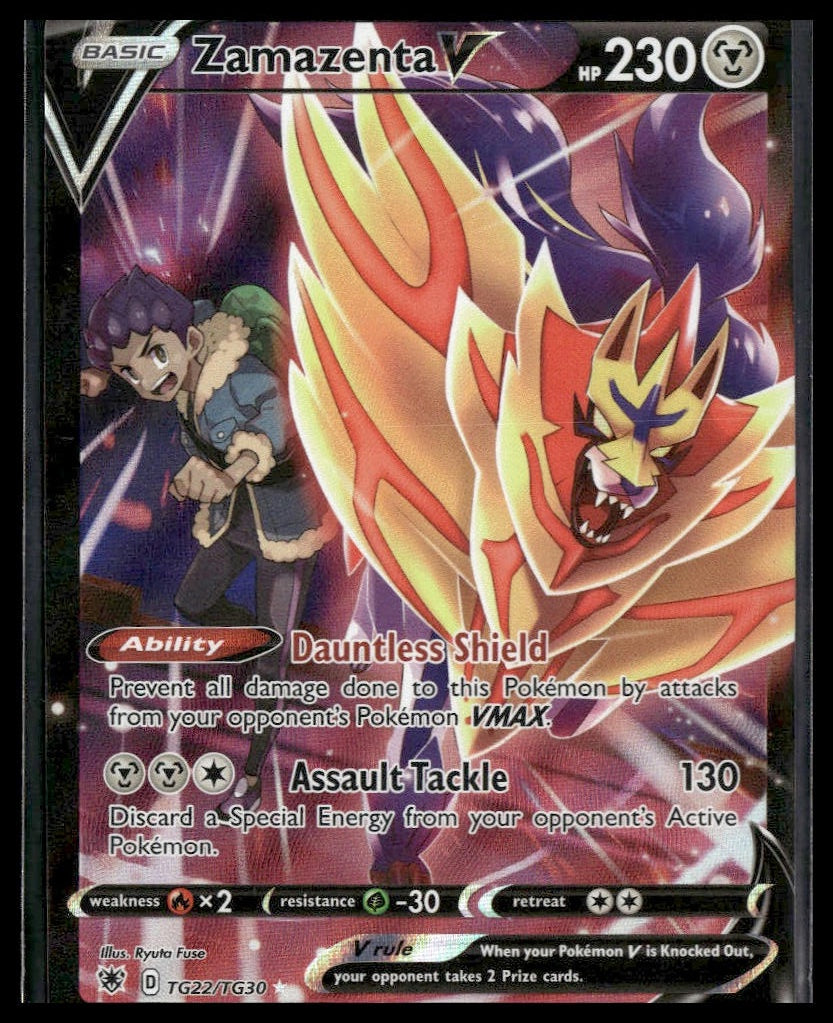 Zamazenta V #TG22/TG30 Astral Radiance Trainer Gallery NM