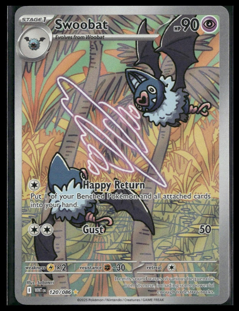 Swoobat #120/086 White Flare NM
