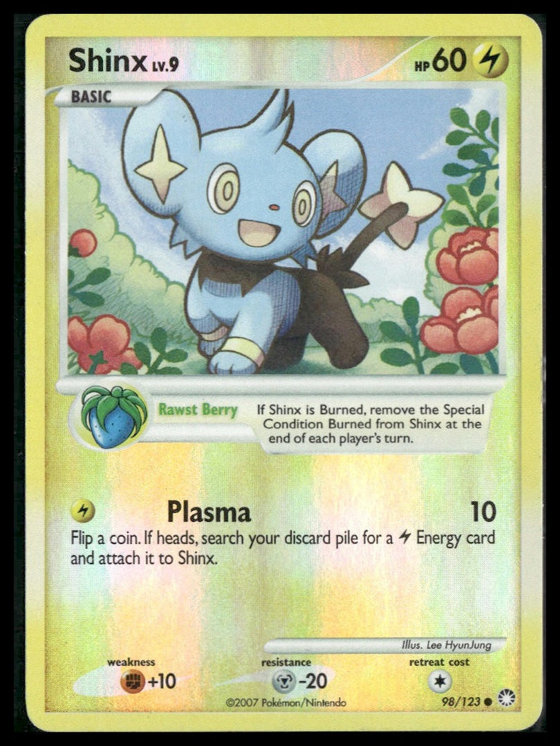 Shinx #98/123 Reverse Holo Mysterious Treasures LP