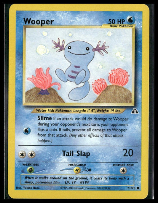 Wooper #71/75 Neo Discovery LP
