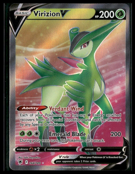 Virizion V (Full Art) #164/189 Astral Radiance NM