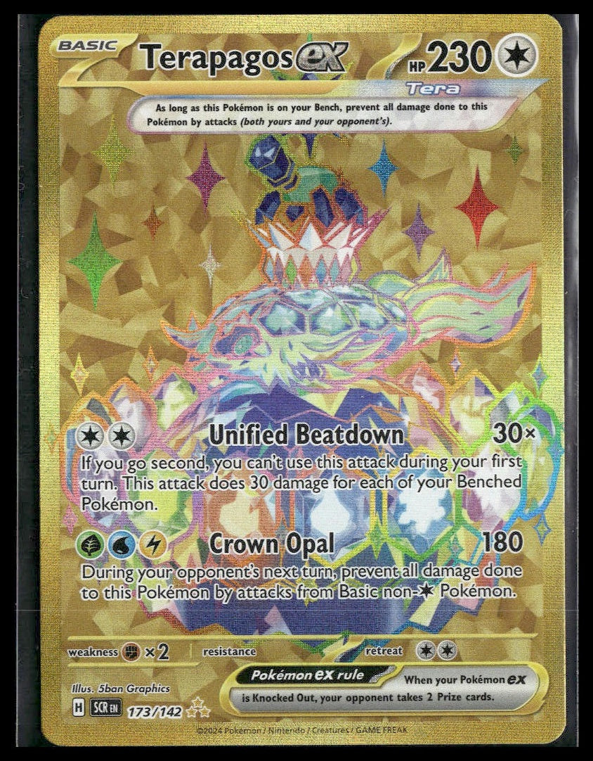 Terapagos ex #173/142 Stellar Crown NM