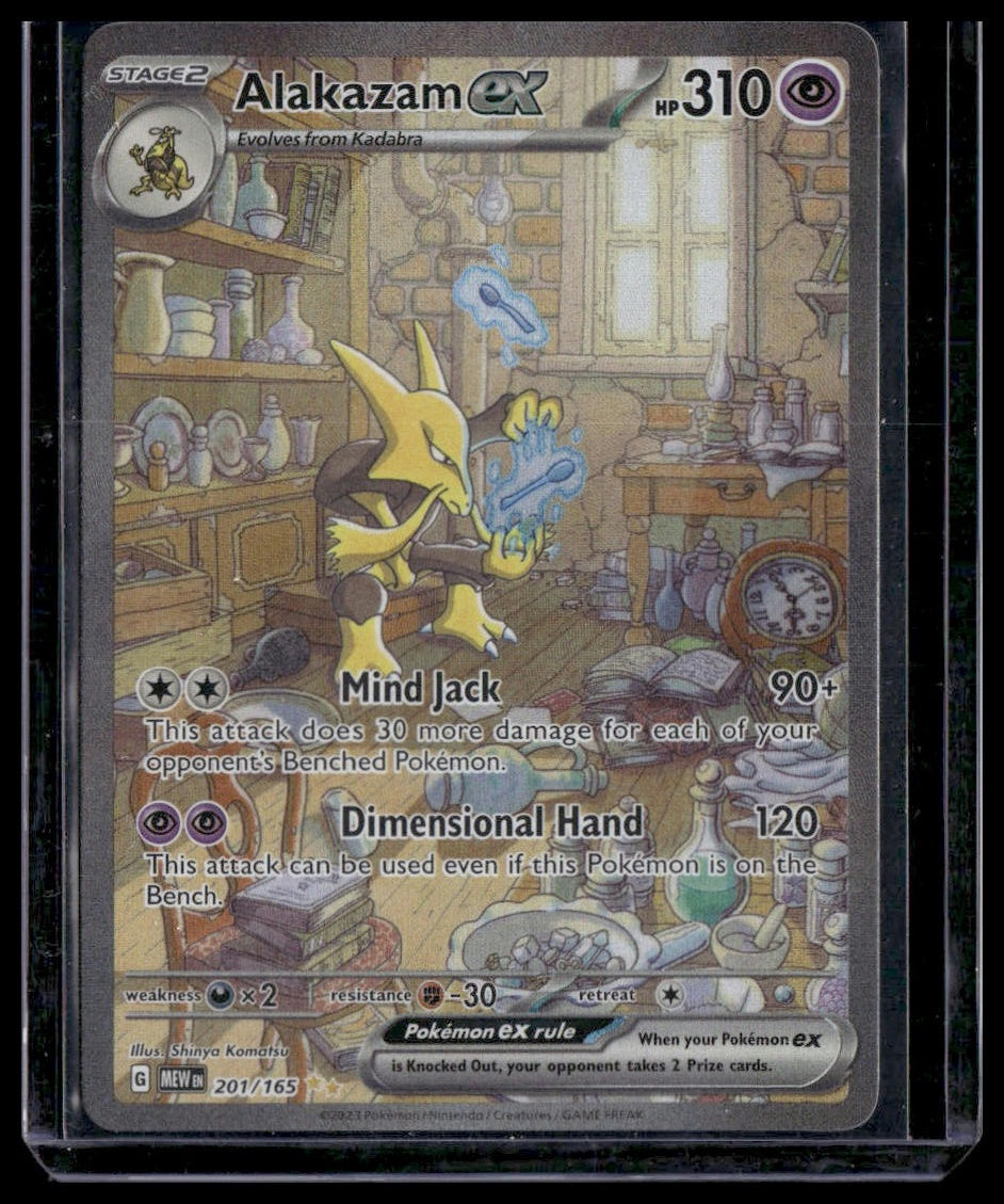 Alakazam ex #201/165 Scarlet & Violet 151 NM