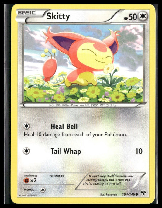 Skitty #104/146 XY Base Set NM