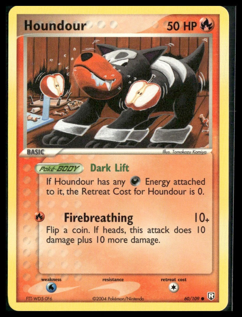 Houndour #60/109 Tomokazu Komiya Team Rocket Returns VLP
