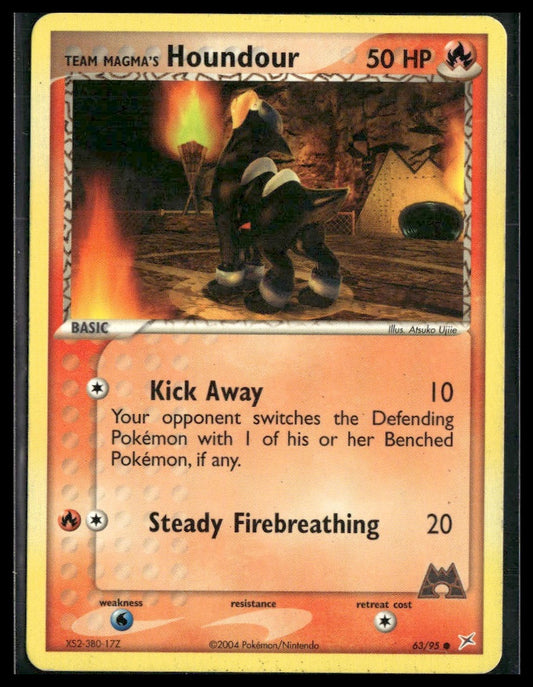 Team Magma's Houndour #63/95 Team Magma vs Team Aqua MP