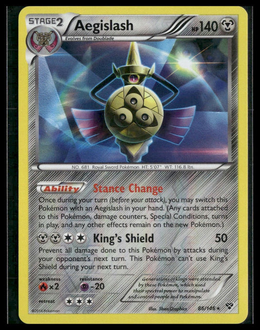 Aegislash #86/146 Reverse Holo XY Base Set NM