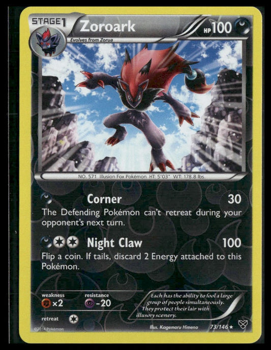 Zoroark #73/146 Reverse Holo XY Base Set NM