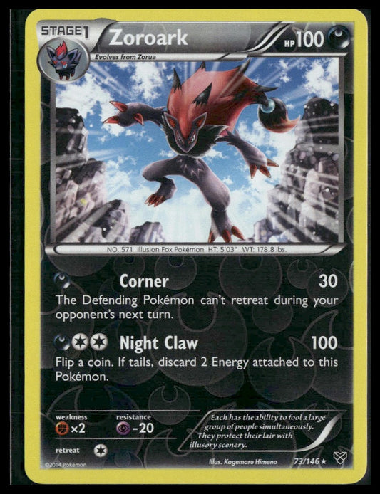 Zoroark #73/146 Reverse Holo XY Base Set NM