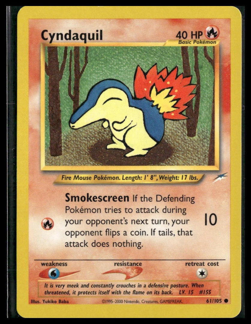 Cyndaquil #061/105 Neo Destiny VLP