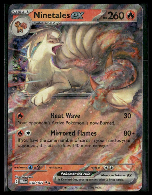 Ninetales ex #038/165 Scarlet & Violet 151 NM