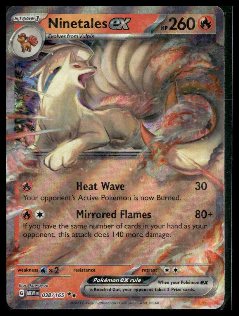 Ninetales ex #038/165 Scarlet & Violet 151 NM