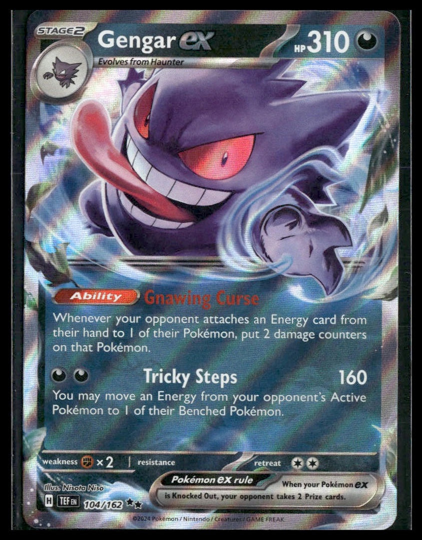 Gengar ex #104/162 Temporal Forces NM