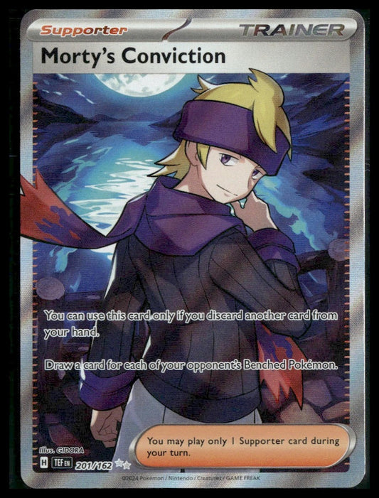 Morty's Conviction #201/162 Temporal Forces NM