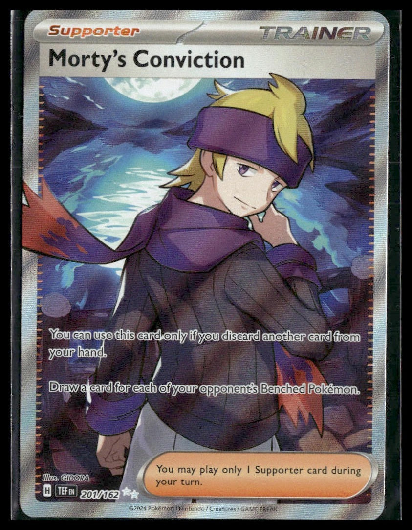 Morty's Conviction #201/162 Temporal Forces NM