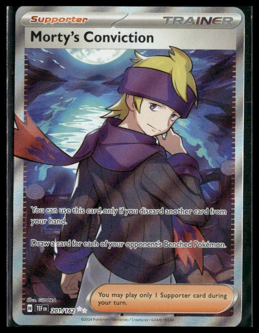 Morty's Conviction #201/162 Temporal Forces NM