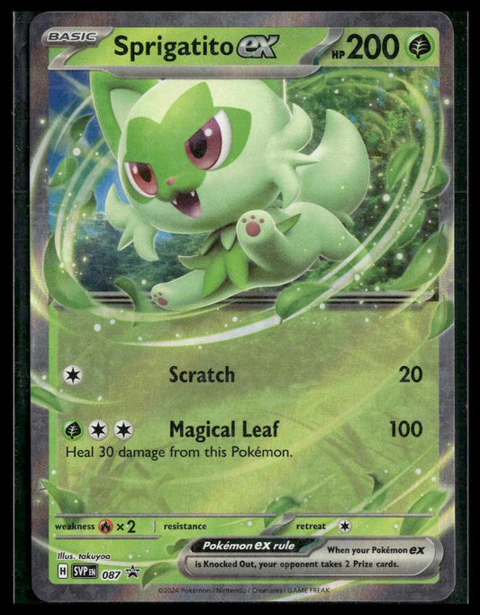 Sprigatito ex #087 Scarlet & Violet Promo Cards NM