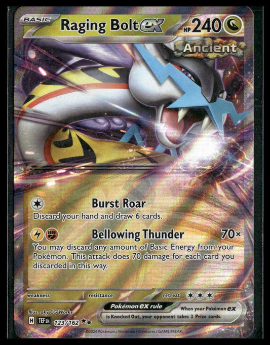Raging Bolt ex #123/162 Temporal Forces NM