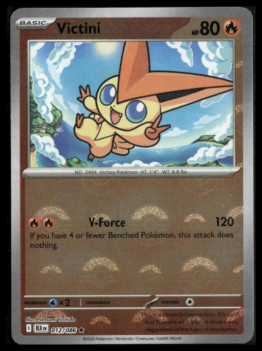 Victini (Poke Ball) #012/086 Black Bolt NM