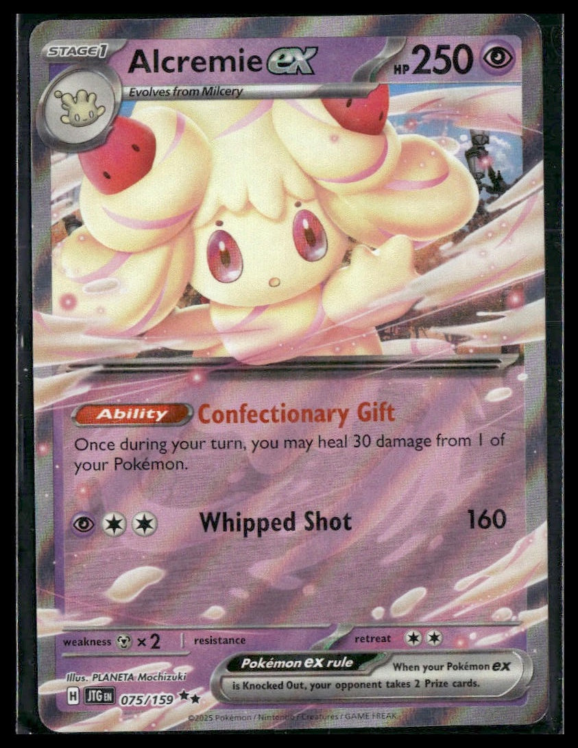 Alcremie ex #075/159 Journey Together NM