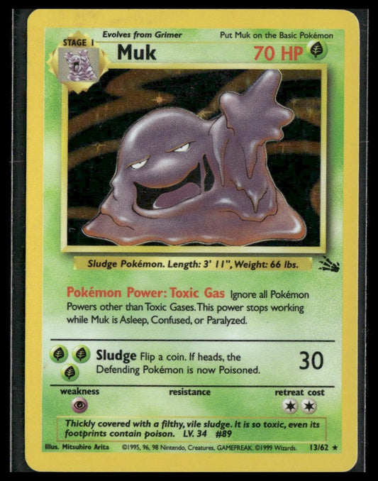 Muk #13/62 Fossil LP
