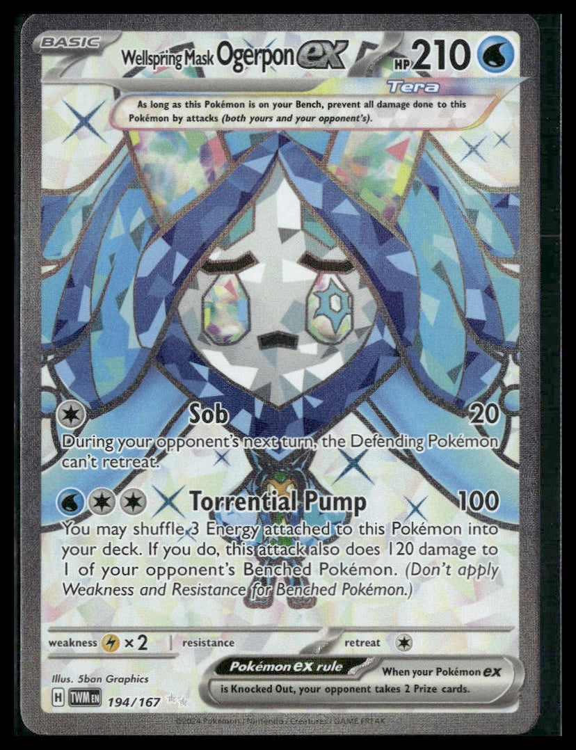 Wellspring Mask Ogerpon ex #194/167 Twilight Masquerade VLP