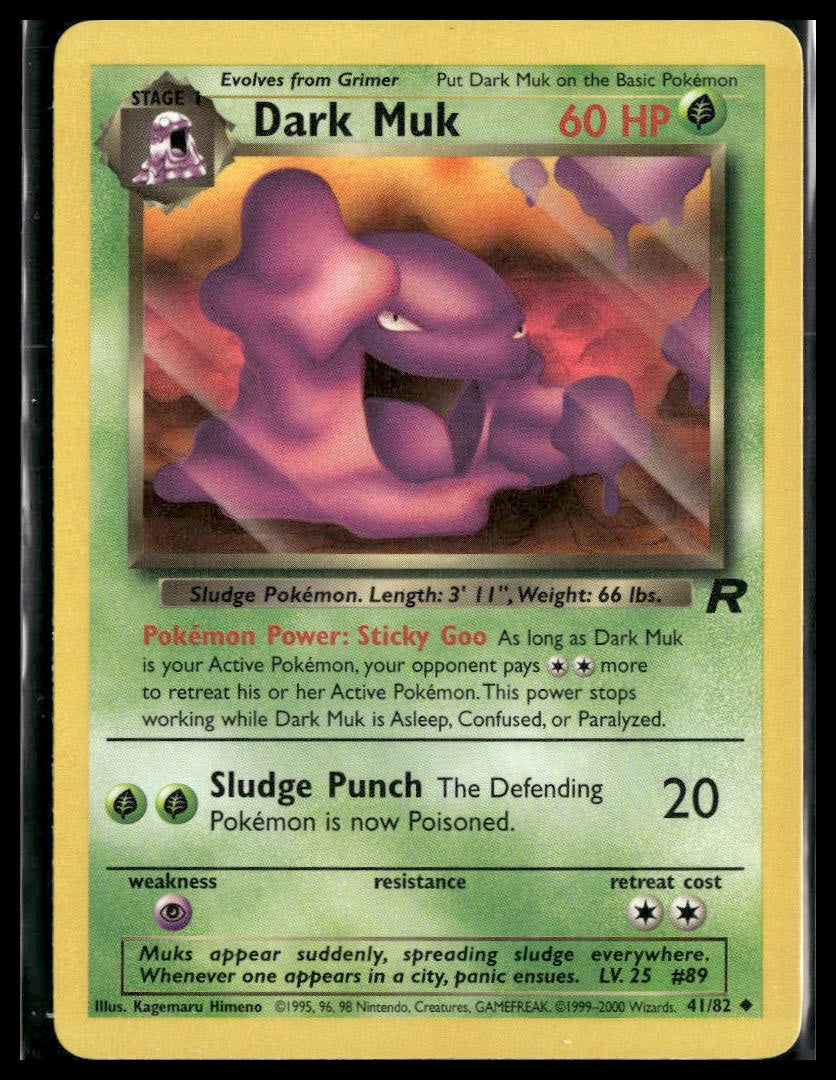 Dark Muk #41/82 Team Rocket VLP
