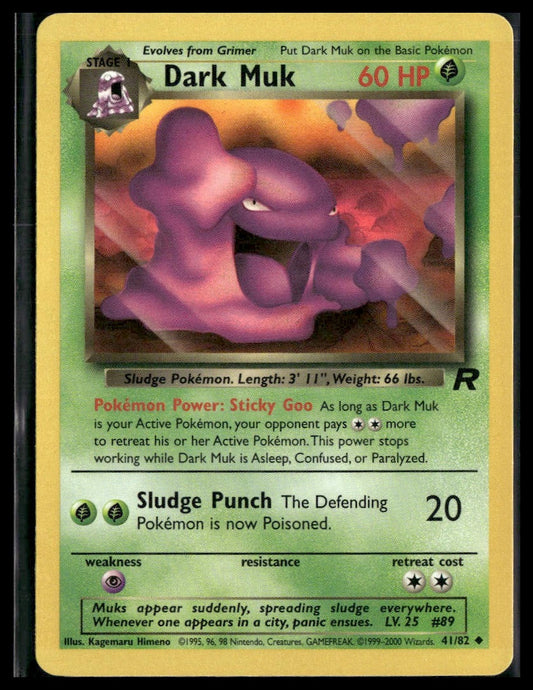 Dark Muk #41/82 Team Rocket VLP