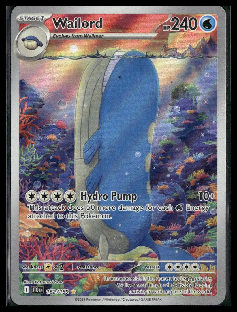 Wailord #162/159 Journey Together NM