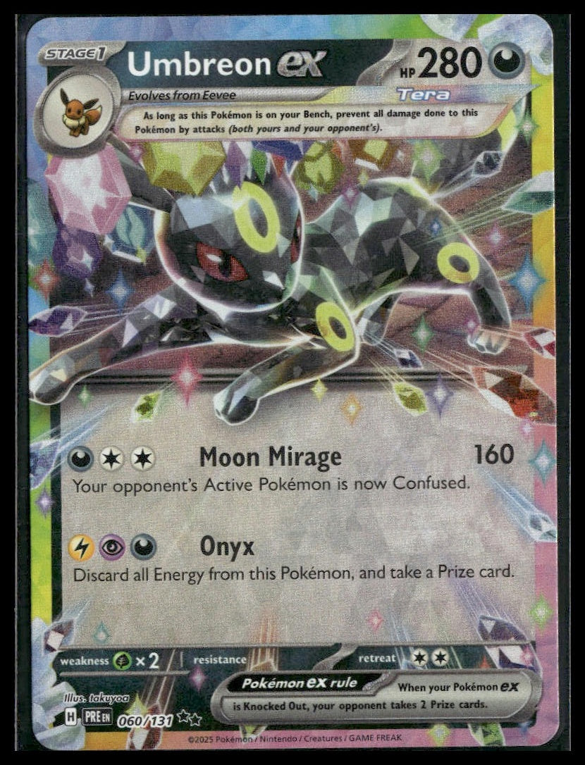 Umbreon ex #060/131 Prismatic Evolutions NM
