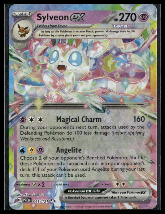 Sylveon ex #041/131 Prismatic Evolutions NM