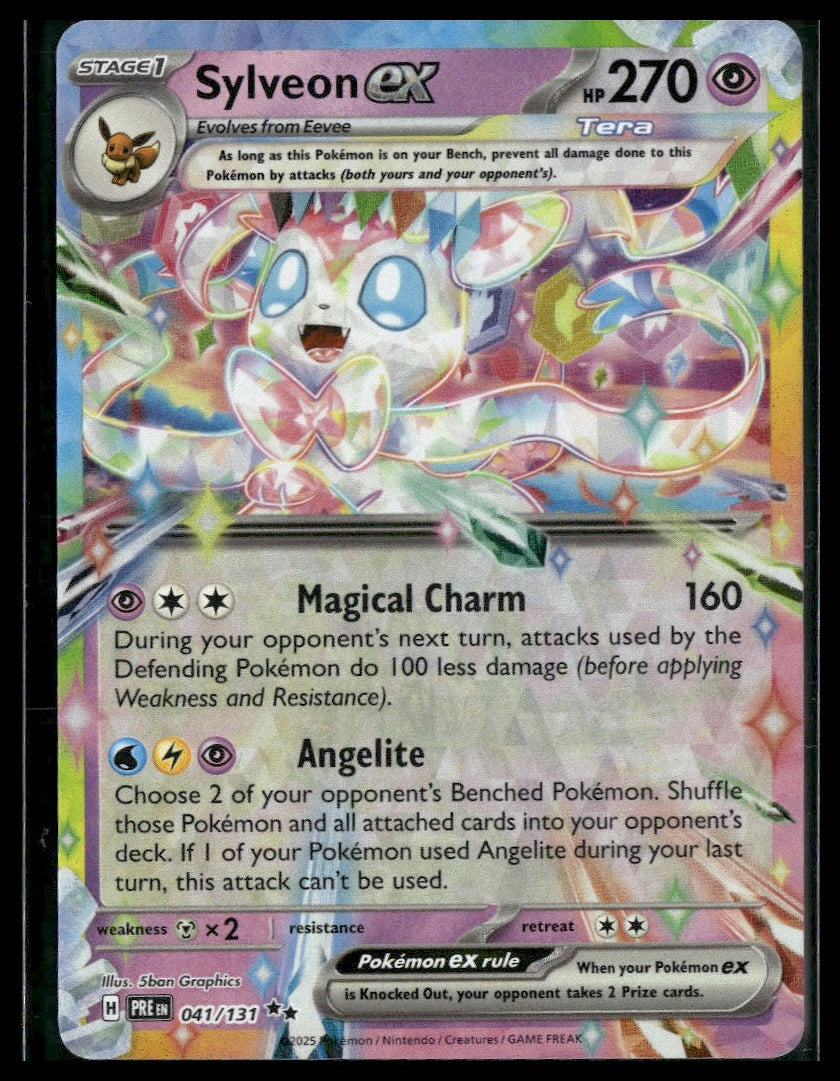 Sylveon ex #041/131 Prismatic Evolutions NM