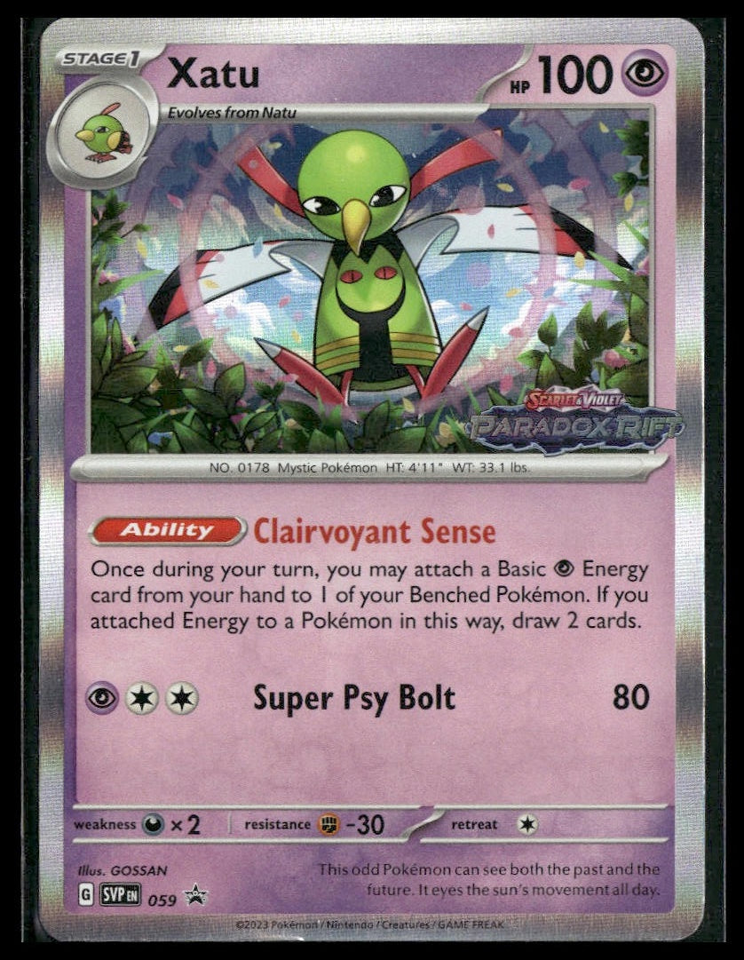 Xatu #059 STAMP Paradox Rift Promo NM